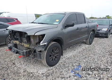 2021 Nissan Titan Pro-4X 4X4 из США, поврежденный, VIN 1N6AA1ED3MN526499